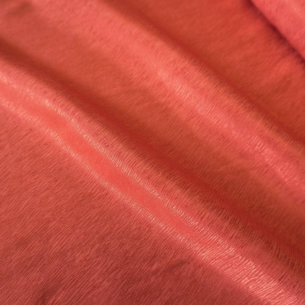 Cupro Tencel Bark Jacquard  - Red