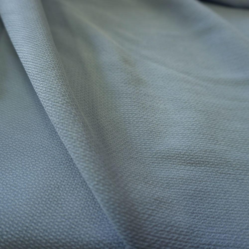 Cupro Small Jacquard - Grey Blue