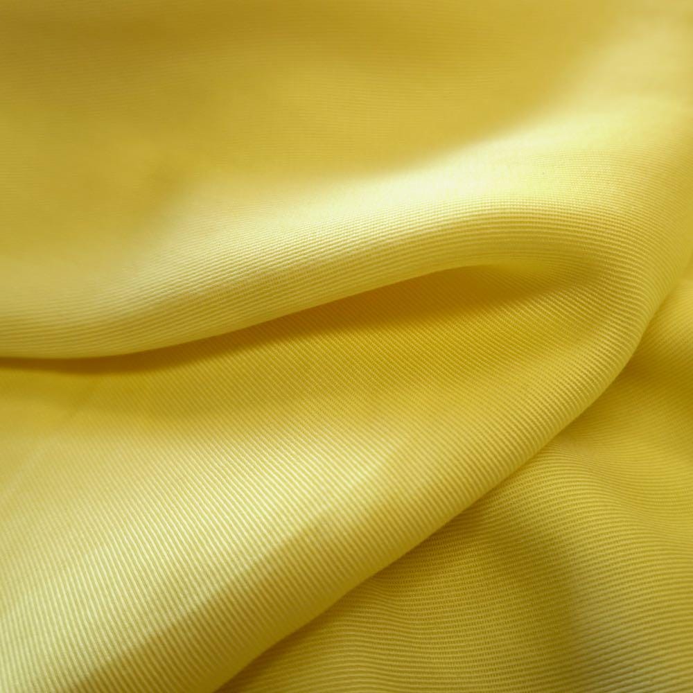 Sand Washed Tencel Twill fabric - Sunset Yellow