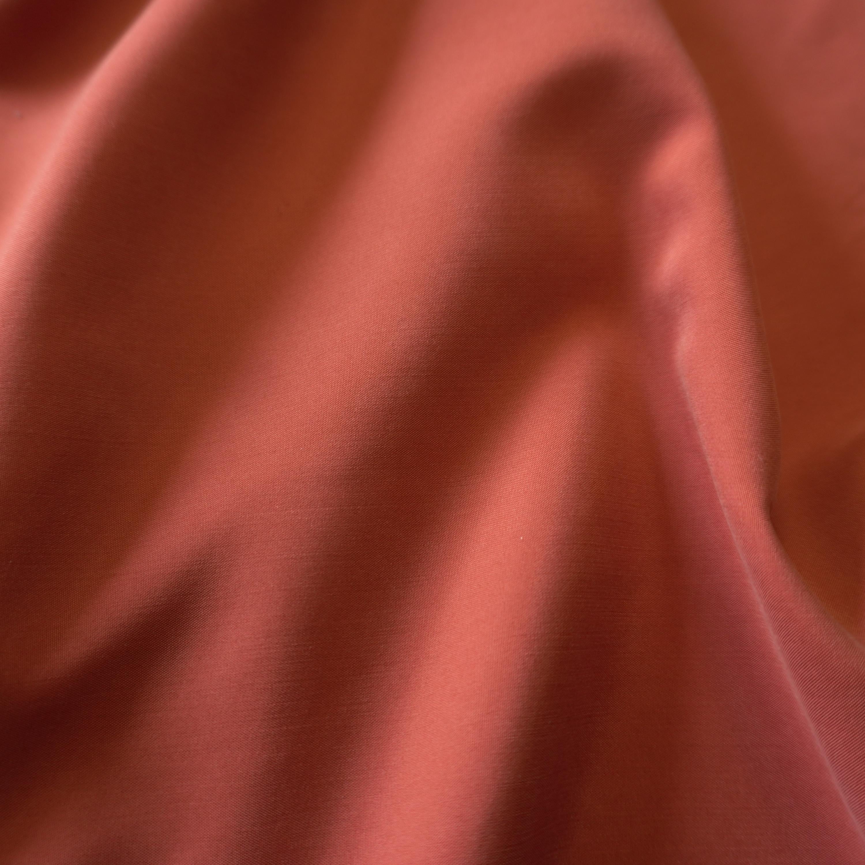Light weight Lenzing Modal poplin - Terracotta red