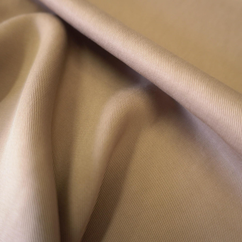 Sand Washed Tencel Twill fabric - Beige