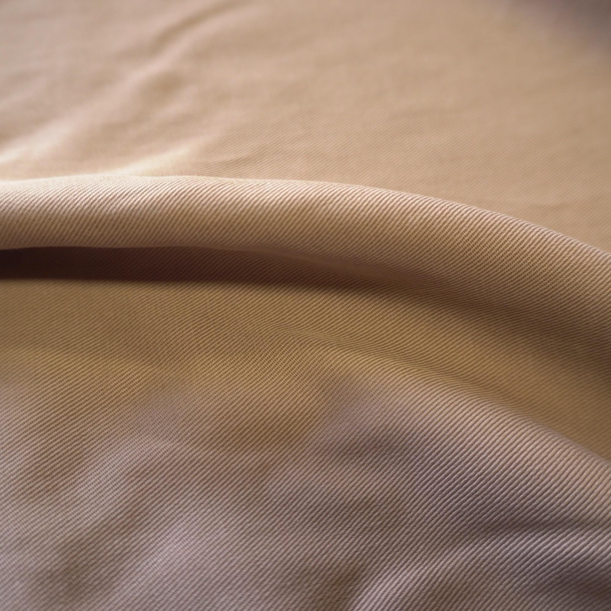 Sand Washed Tencel Twill fabric - Beige