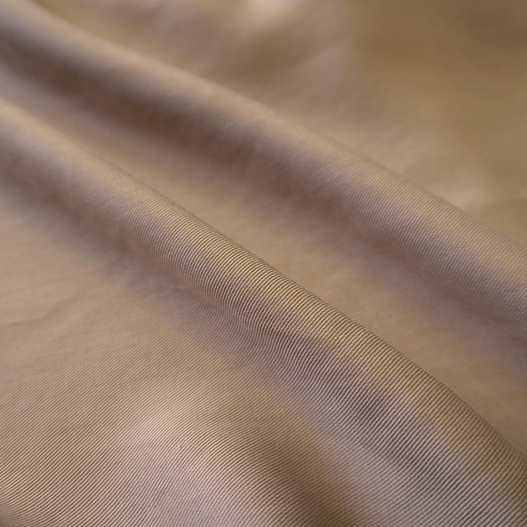Sand Washed Tencel Twill fabric - Beige