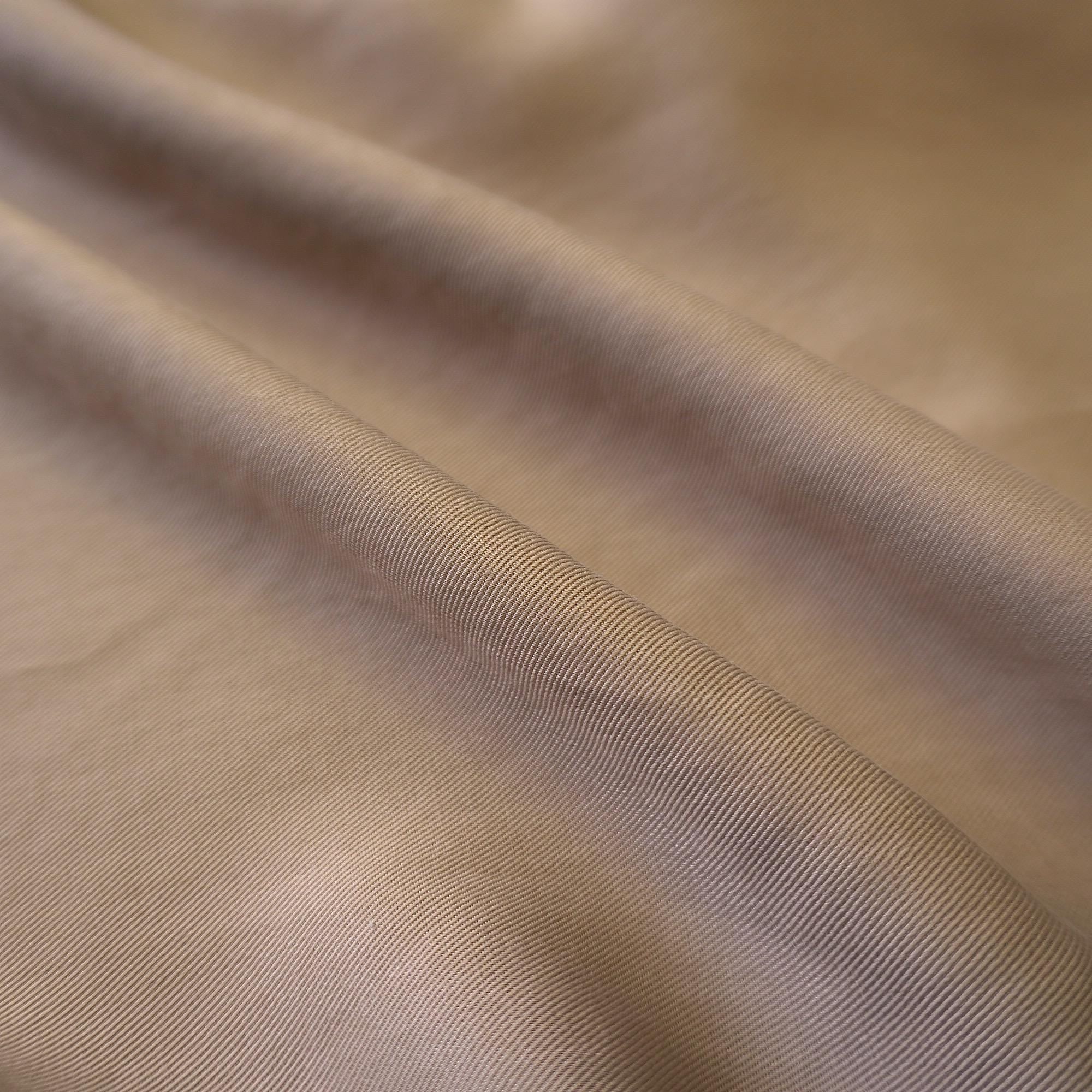 Sand Washed Tencel Twill fabric - Beige