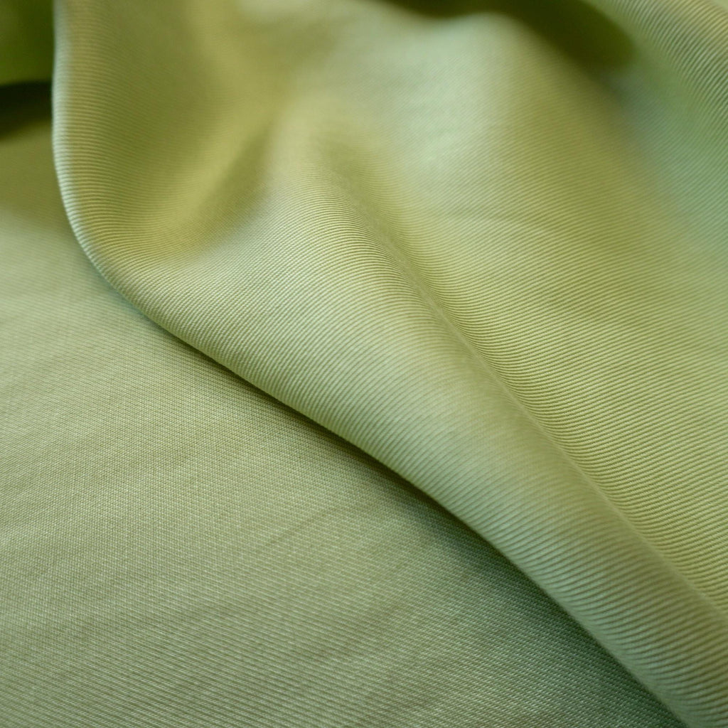 Sand Washed Tencel Twill fabric - Pistachio