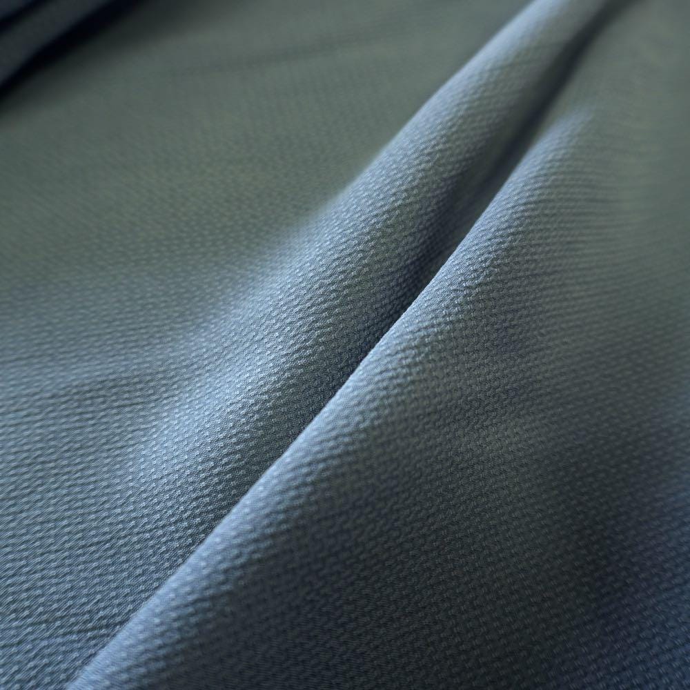 Cupro Small Jacquard - Grey Blue