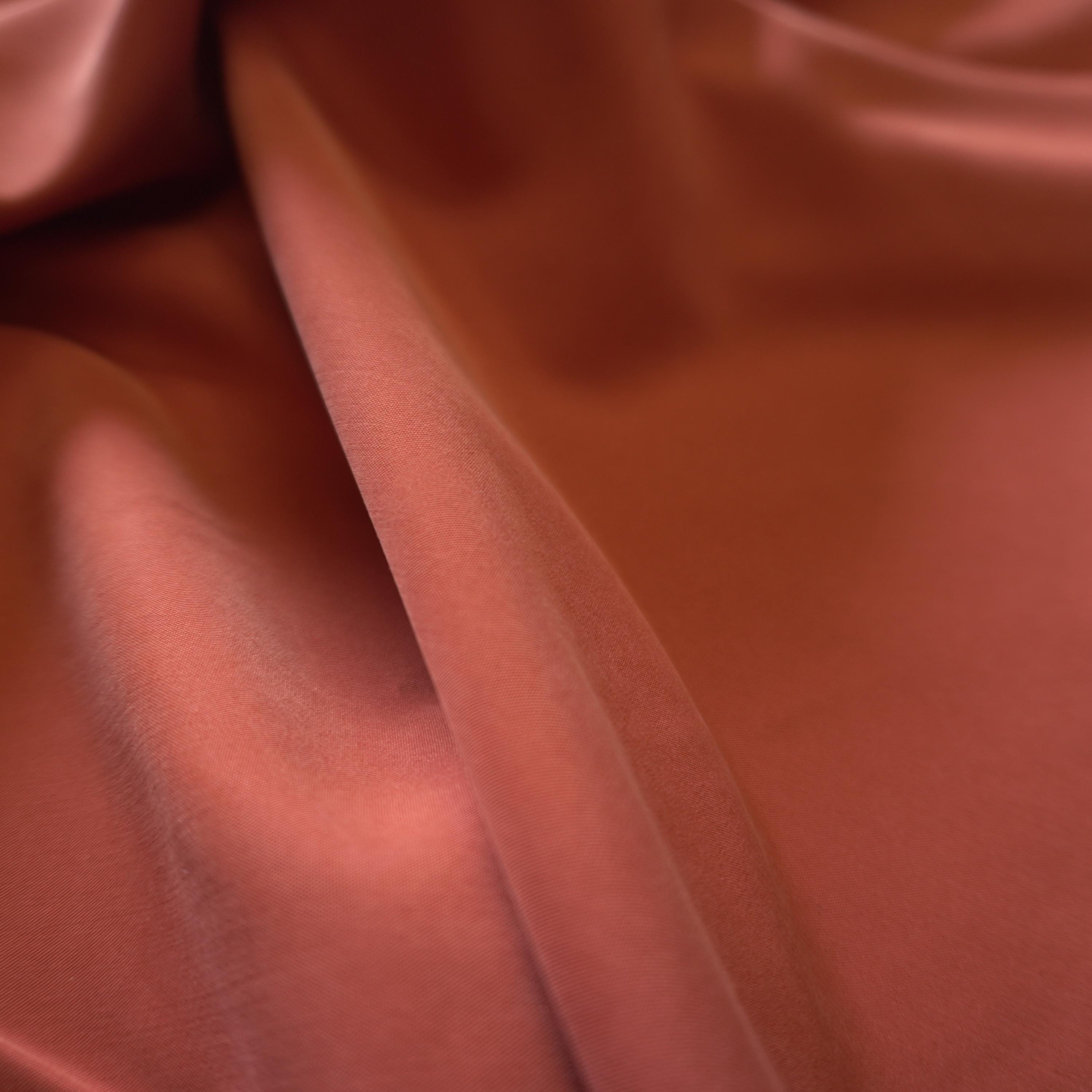 Light weight Lenzing Modal poplin - Terracotta red