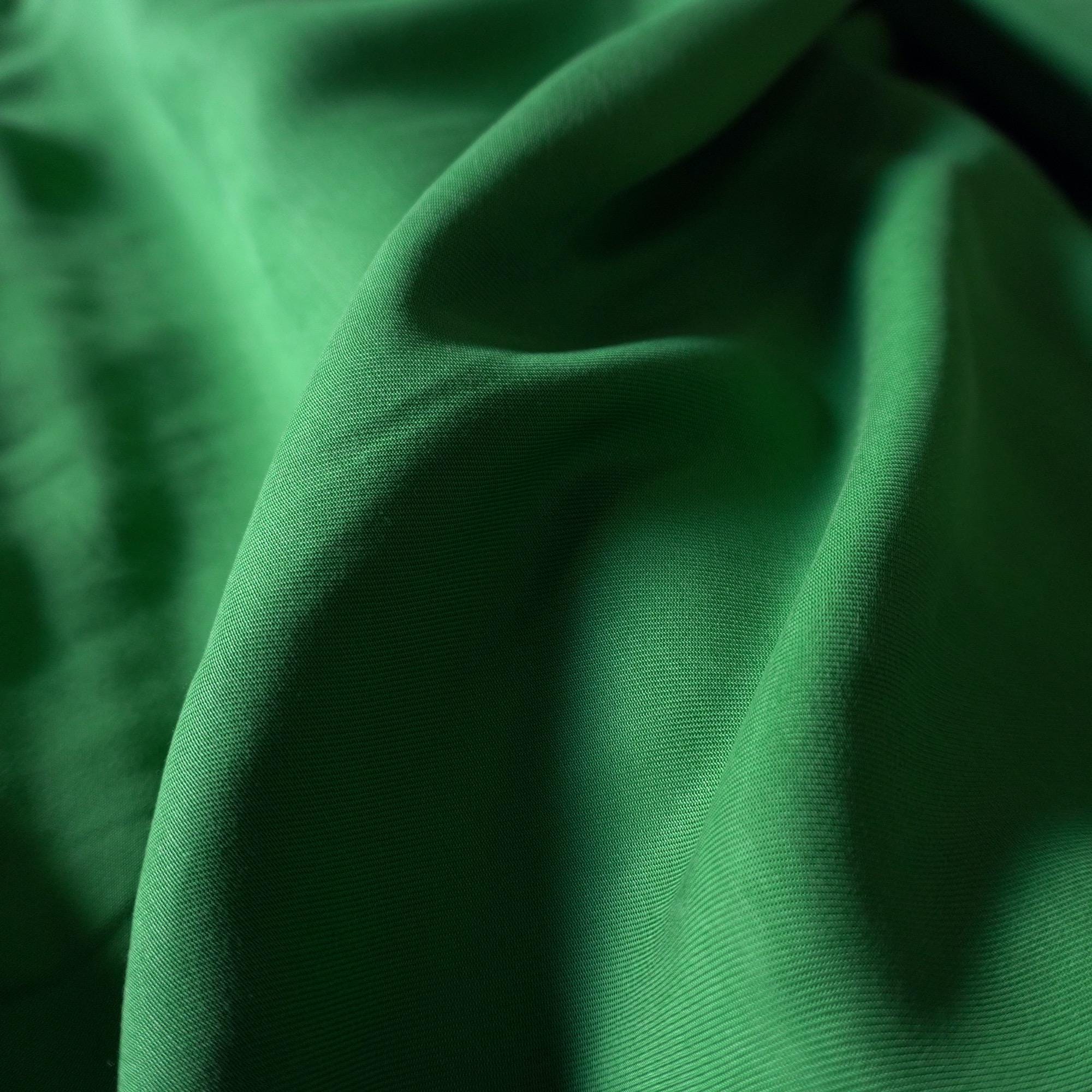 Sand Washed Tencel Twill fabric - Green