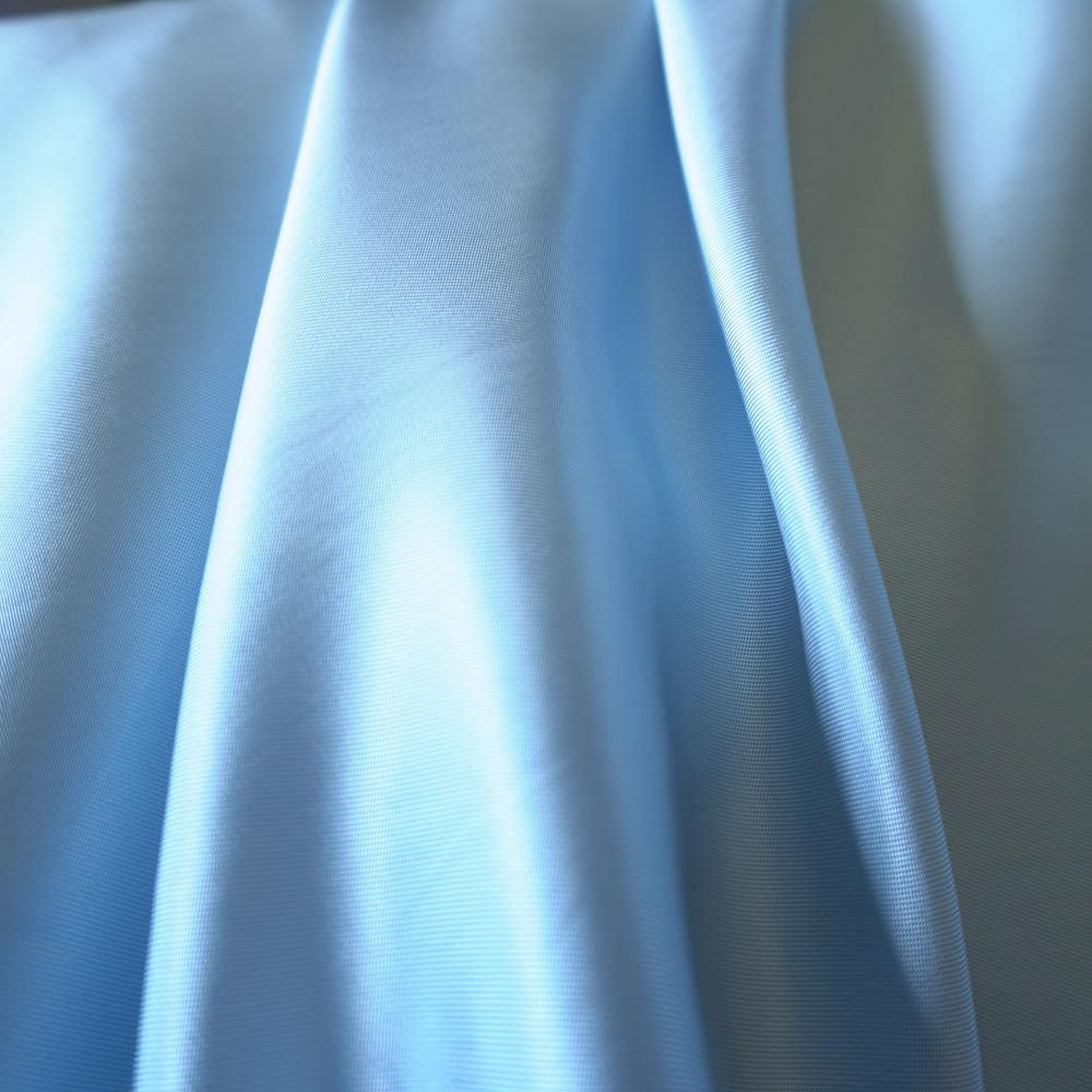 Viscose Silk Satin - Light Blue Soft Drape Lightweight Fabric