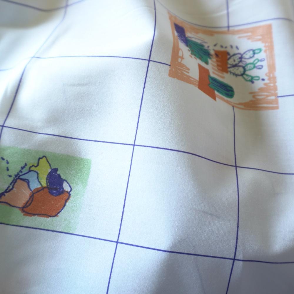 I'm Not a Camel - Grid Cotton Poplin Fabric