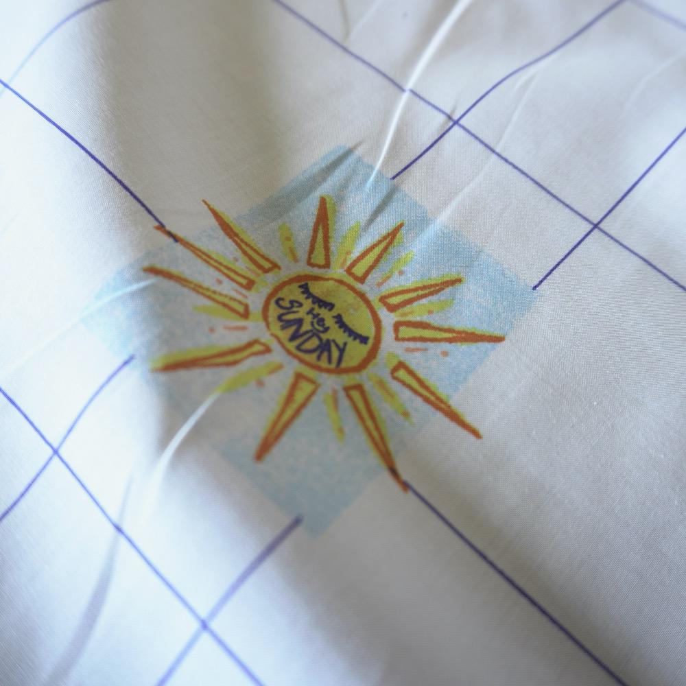 I'm Not a Camel - Grid Cotton Poplin Fabric