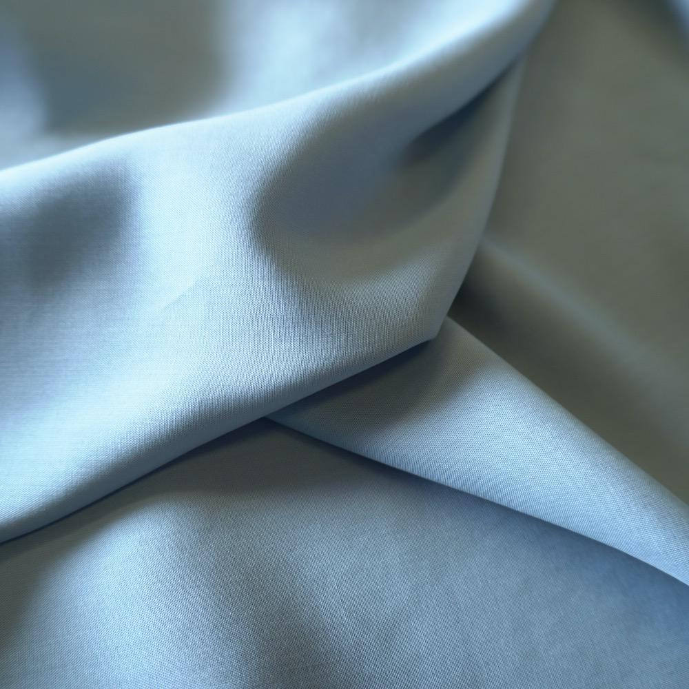 Soft Tencel Plain Weave Fabric - Grey Blue