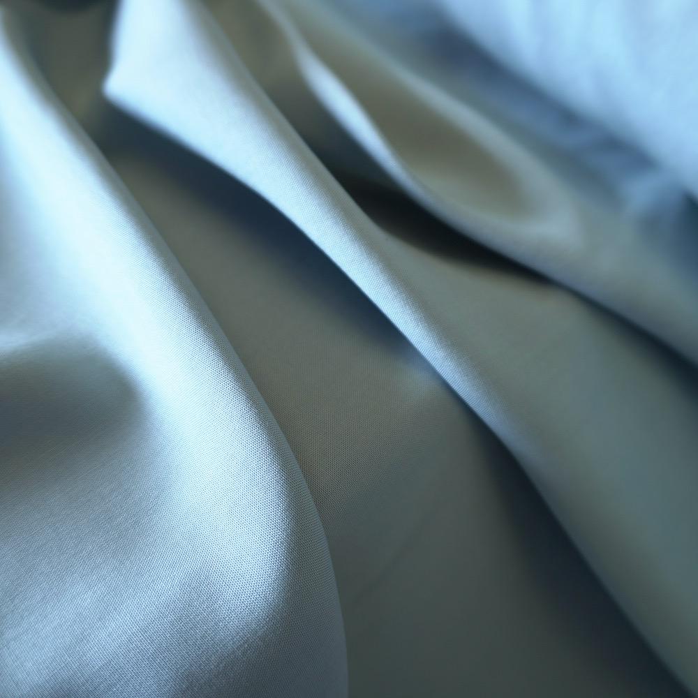 Soft Tencel Plain Weave Fabric - Grey Blue