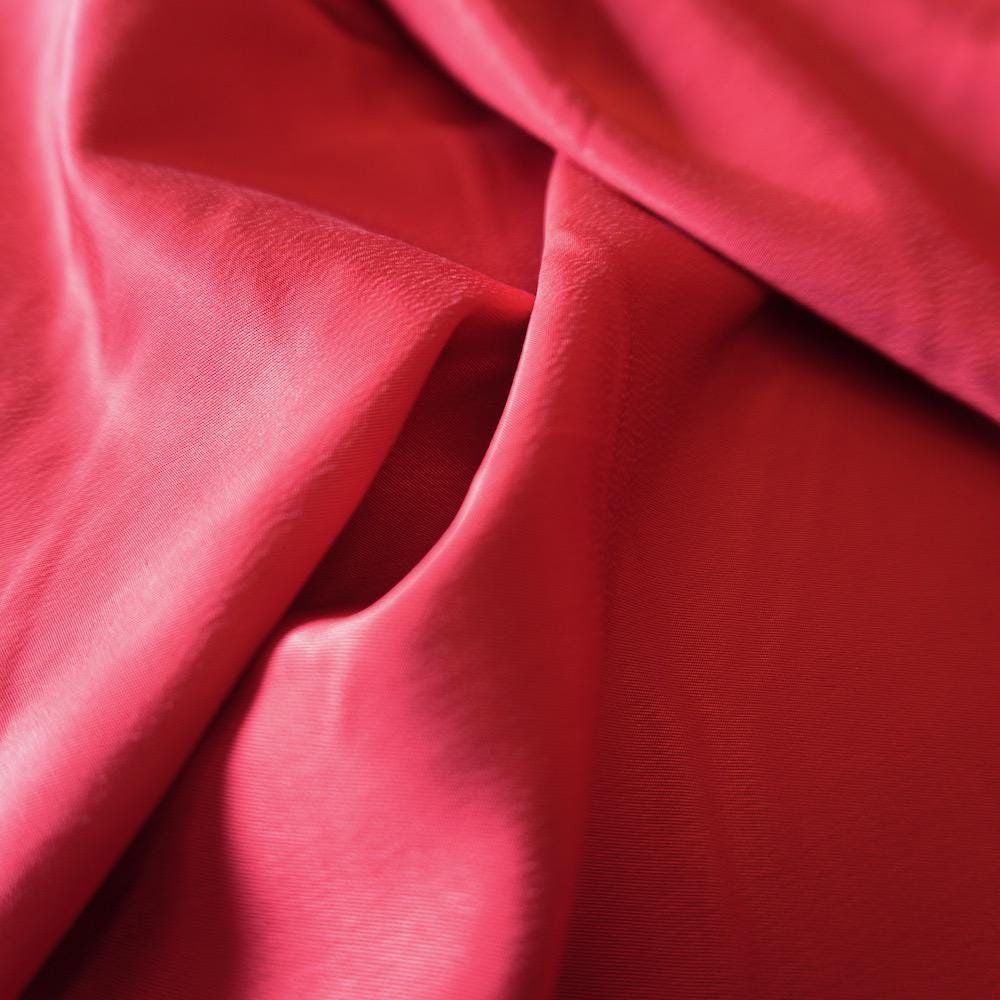 Cupro Viscose Stretch Fabric – Silky Fluid - Rose Red
