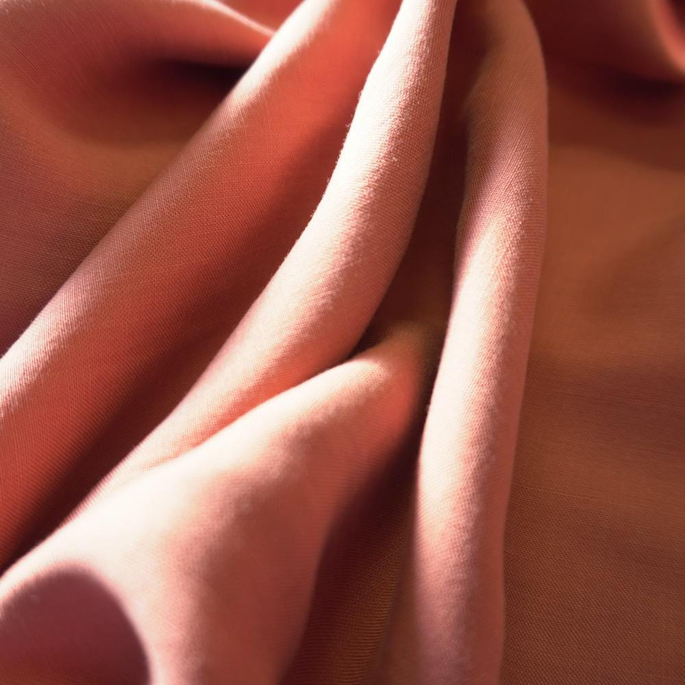 Tencel Slub Plain Weave - Terracotta red