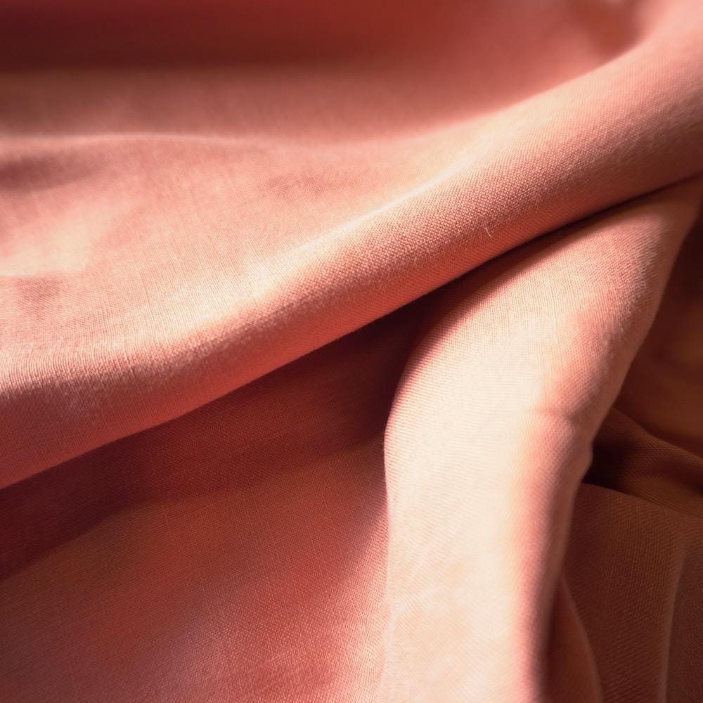 Tencel Slub Plain Weave - Terracotta red