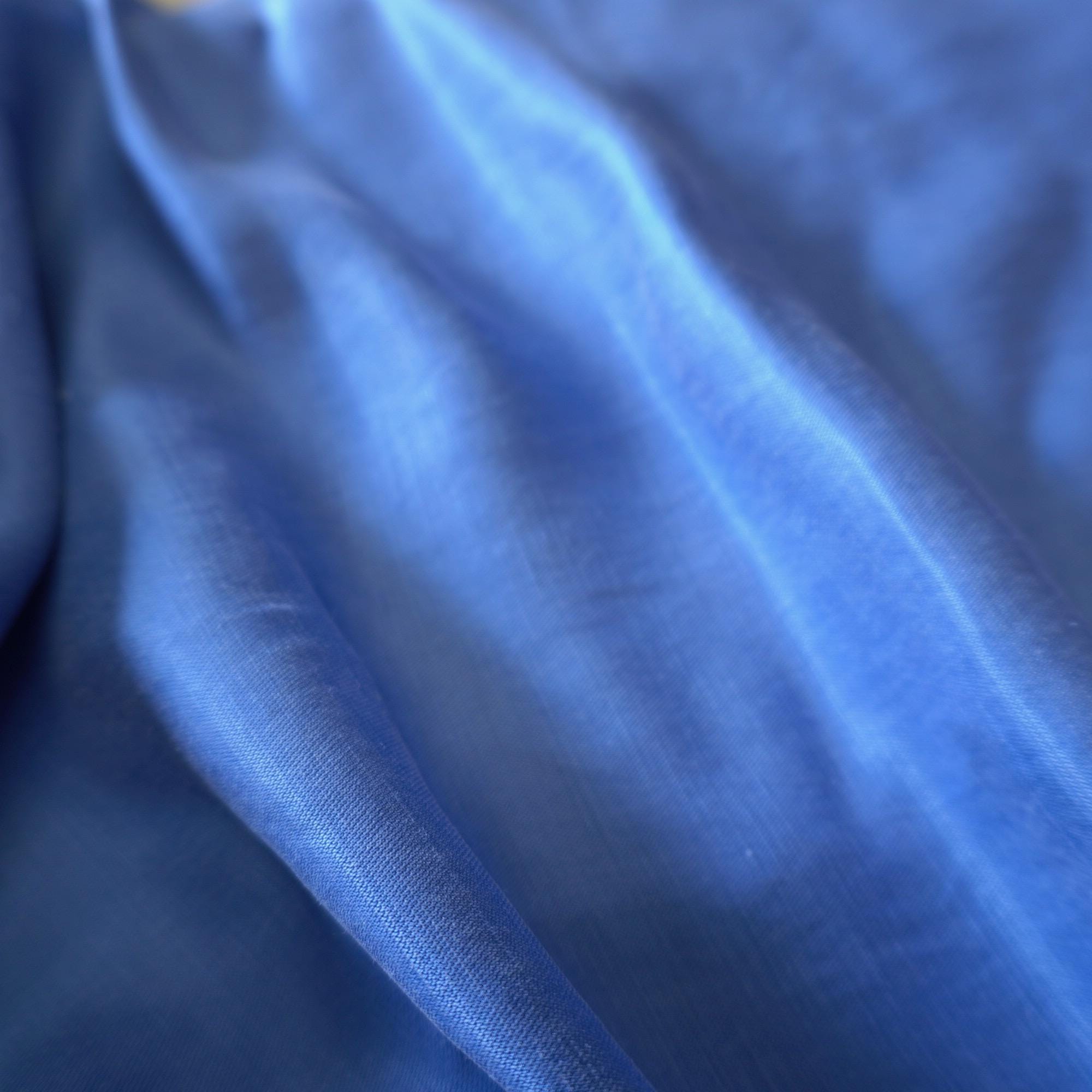 Bemberg Cupro linen pique - Blue bell