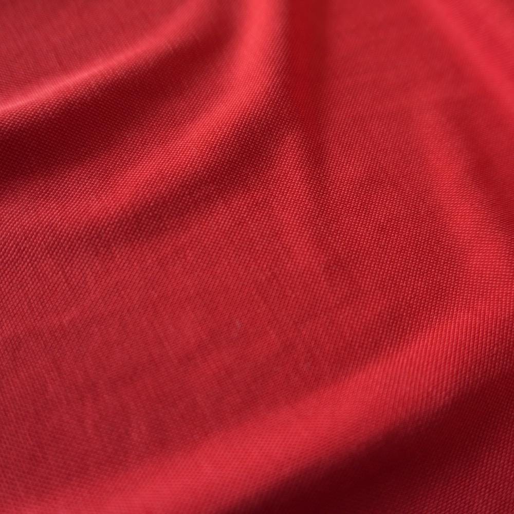 Modal Pique Jersey - Red - Sand Washed, Soft & Drapey, 190gsm