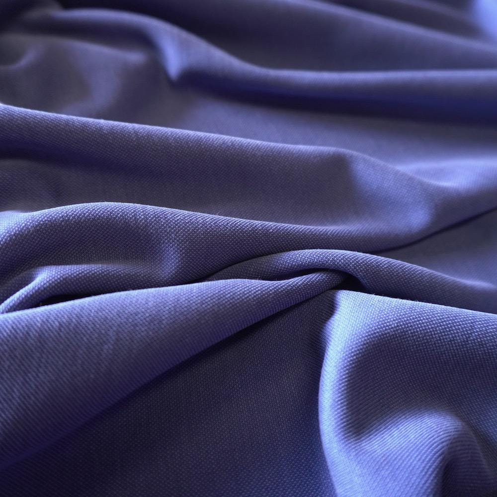 Modal Pique Jersey - Blueberry - Sand Washed, Soft & Drapey, 190gsm