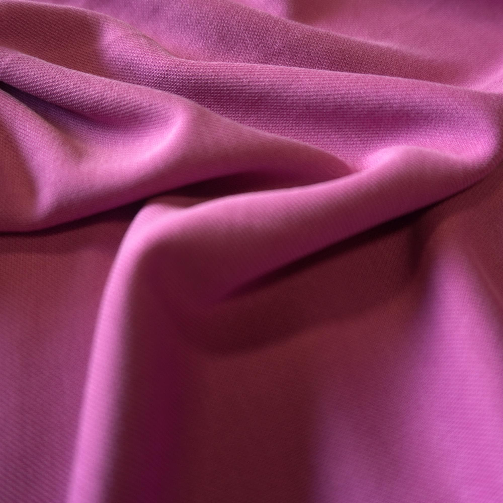 Modal Pique Jersey - Pink - Sand Washed, Soft & Drapey, 190gsm