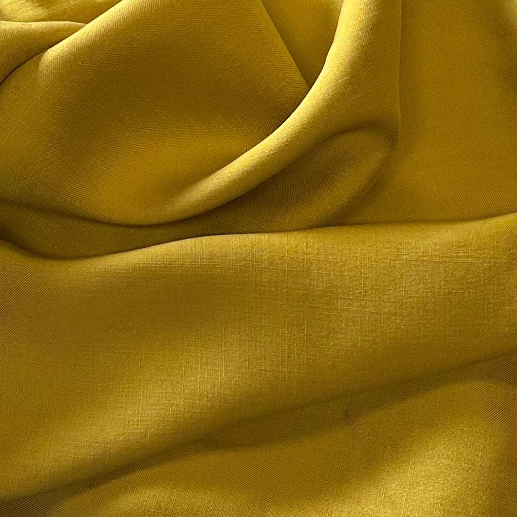 Tencel Slub Plain Weave - Mustard Yellow