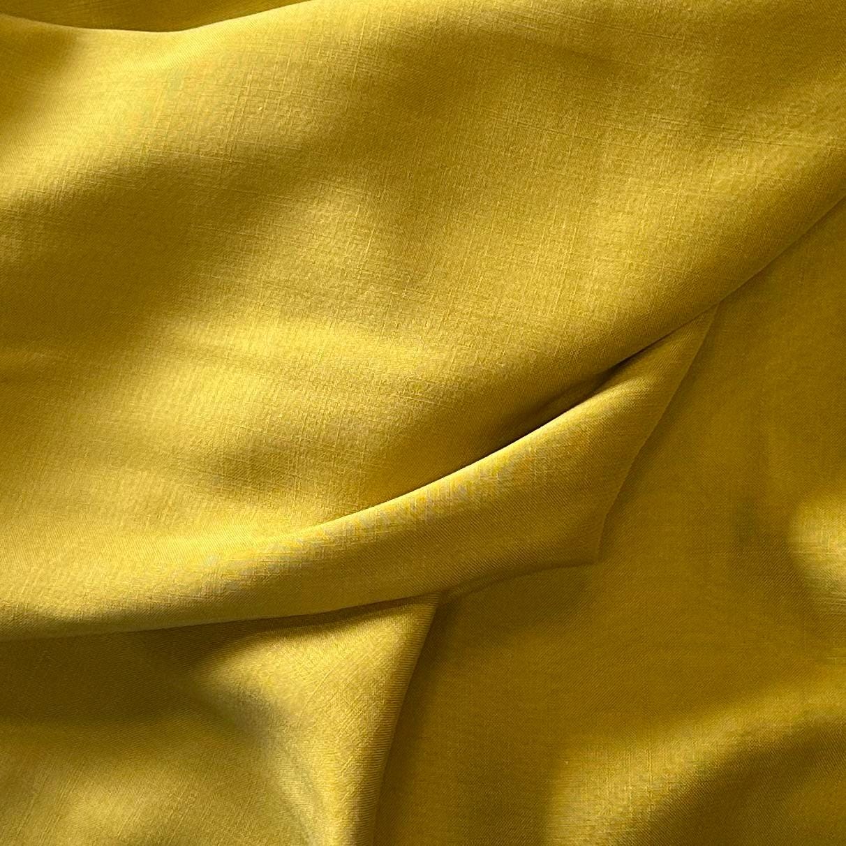 Tencel Slub Plain Weave - Mustard Yellow