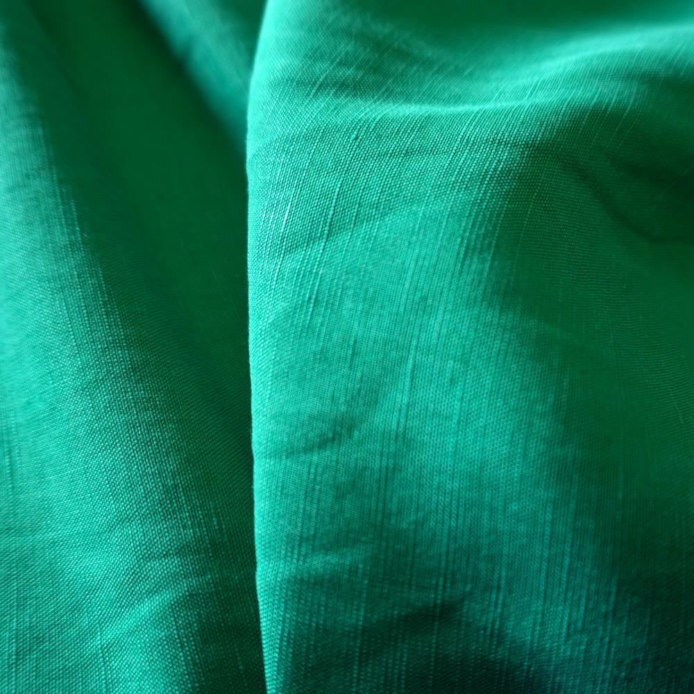 Sand washed Tencel linen - Emerald Green