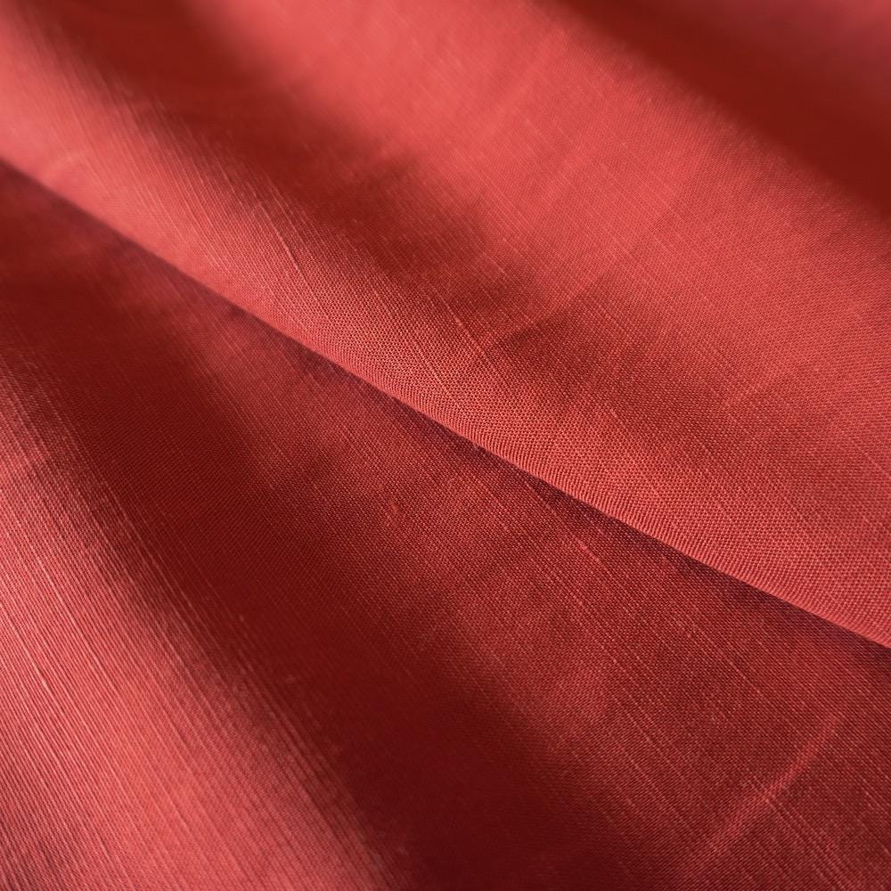 Sand washed Tencel linen - Ruby Red