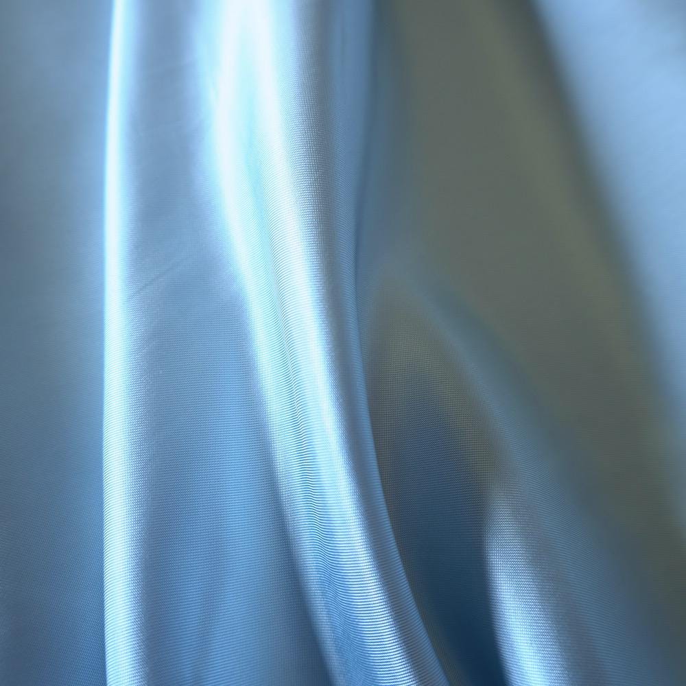 Viscose Silk Satin - Light Blue Soft Drape Lightweight Fabric