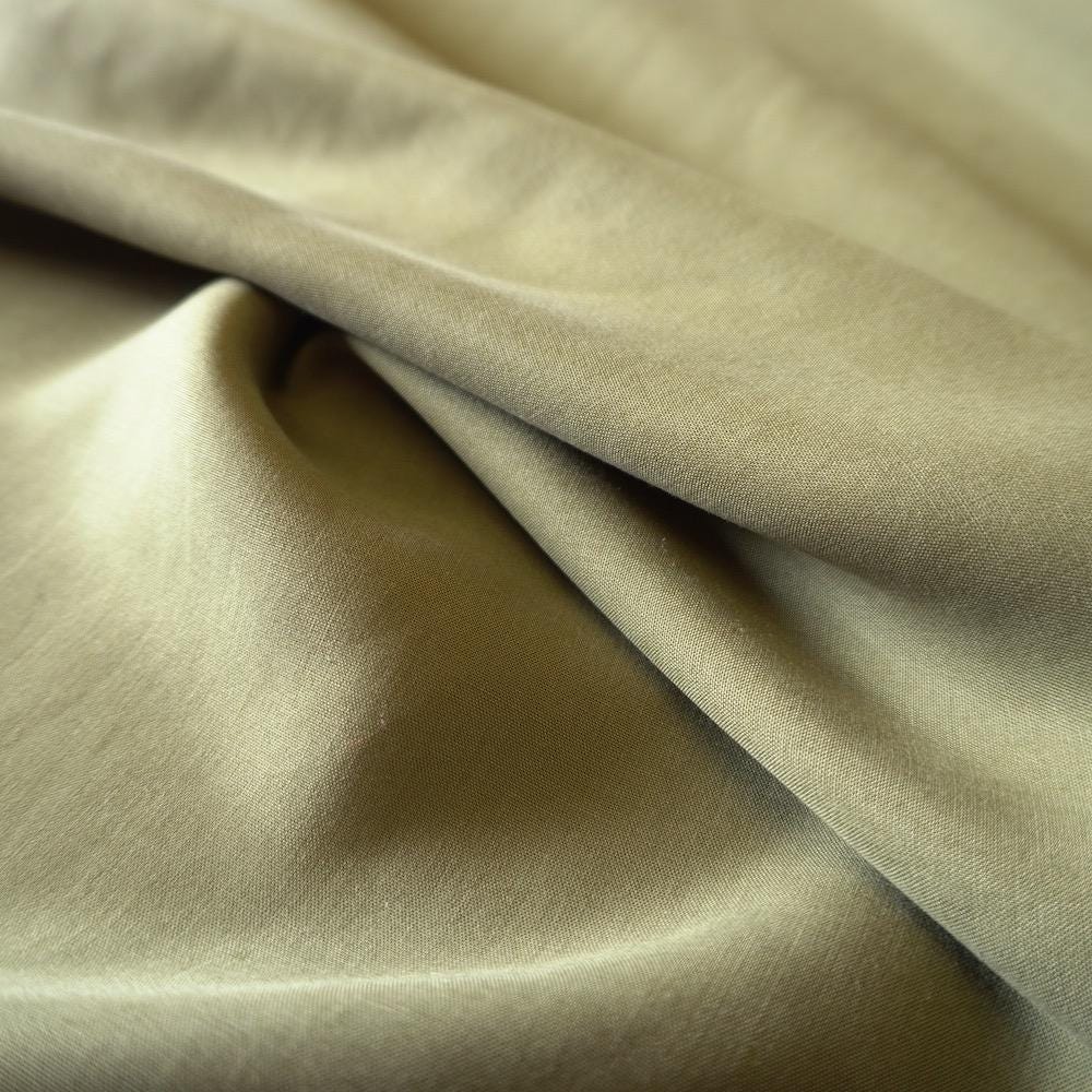 Soft Tencel Plain Weave Fabric - Olive Green