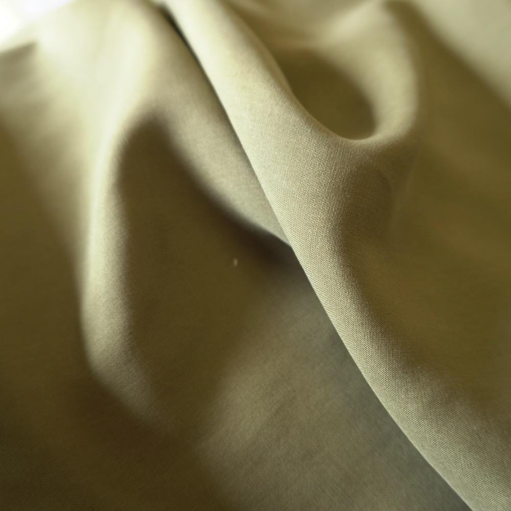 Soft Tencel Plain Weave Fabric - Olive Green