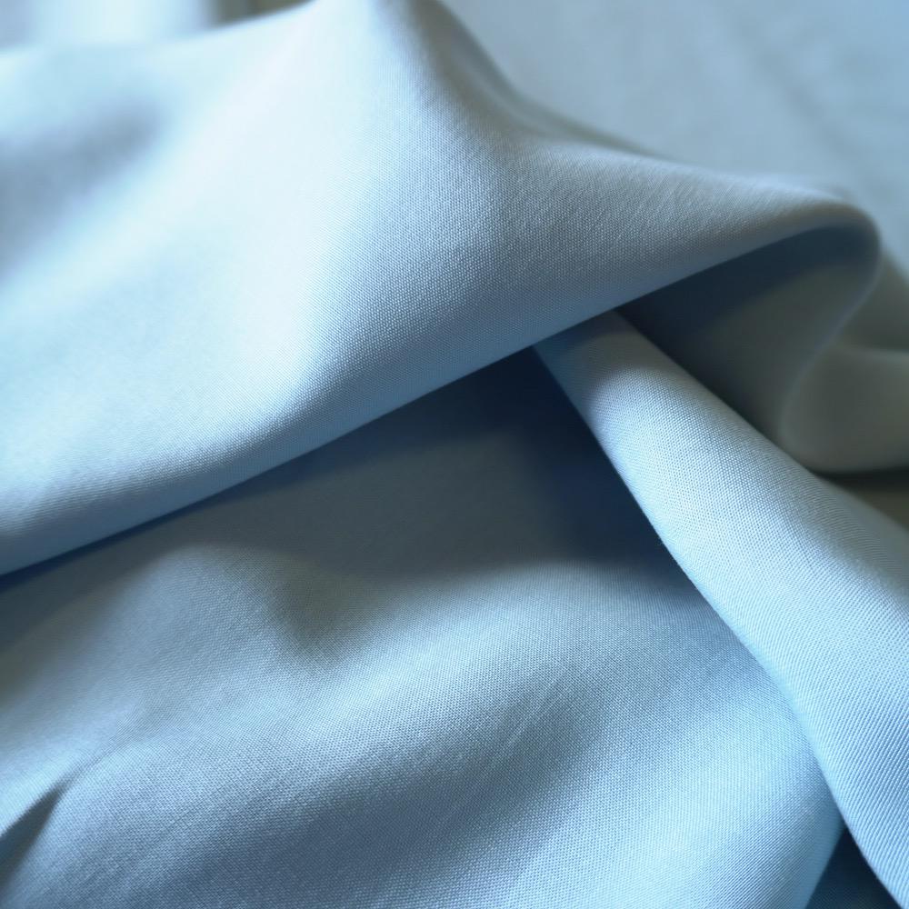 Soft Tencel Plain Weave Fabric - Grey Blue