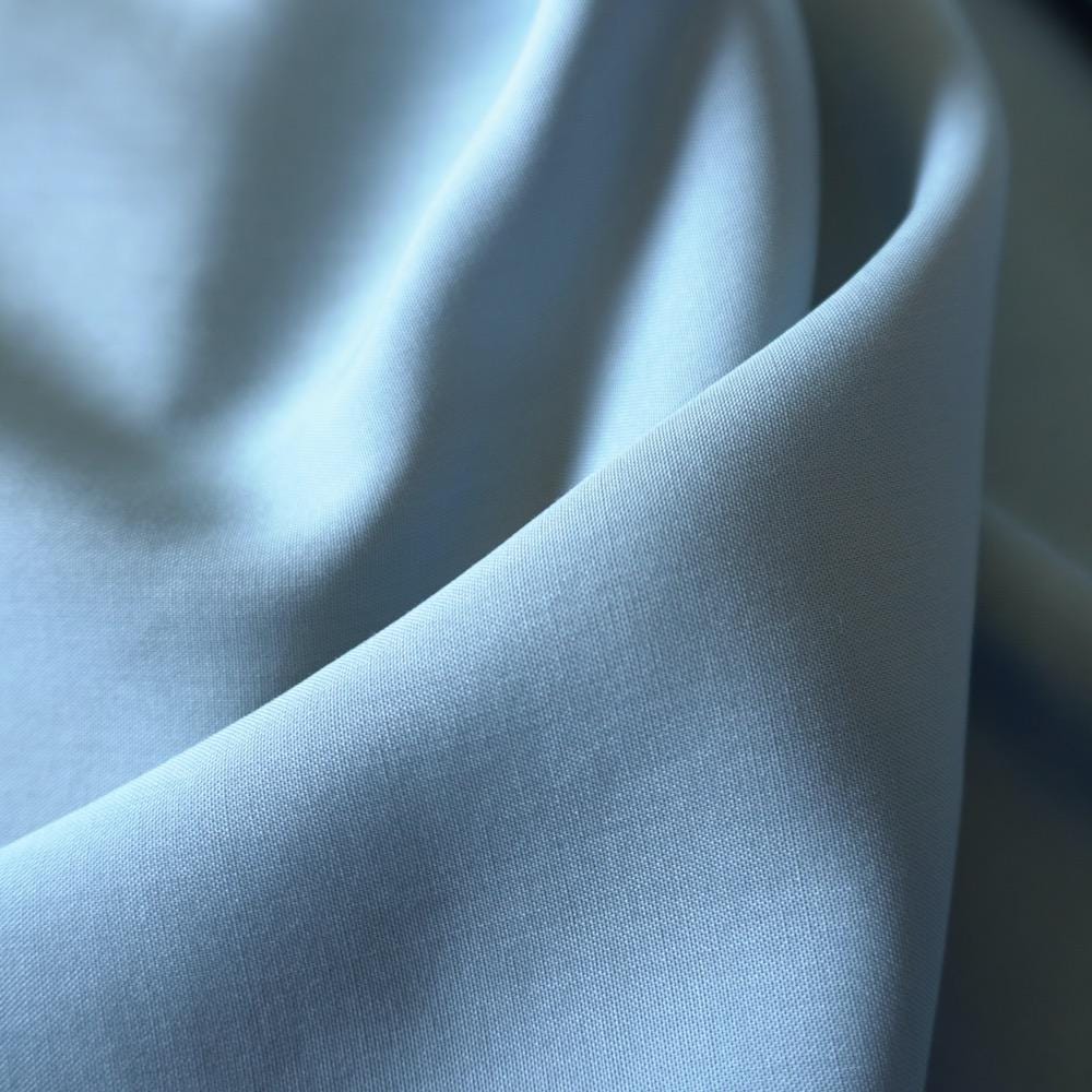 Soft Tencel Plain Weave Fabric - Grey Blue