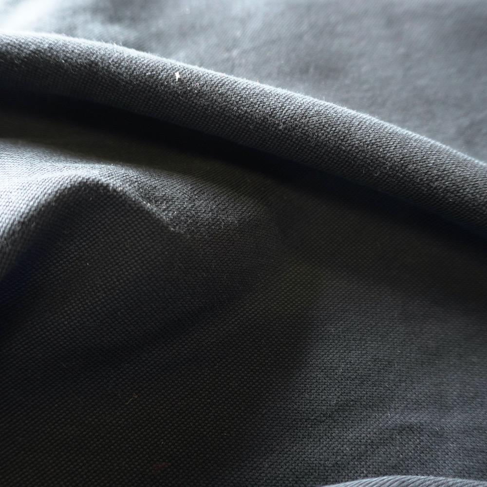 Soft Black Lyocell Pique – Matte Fluid Dress Fabric