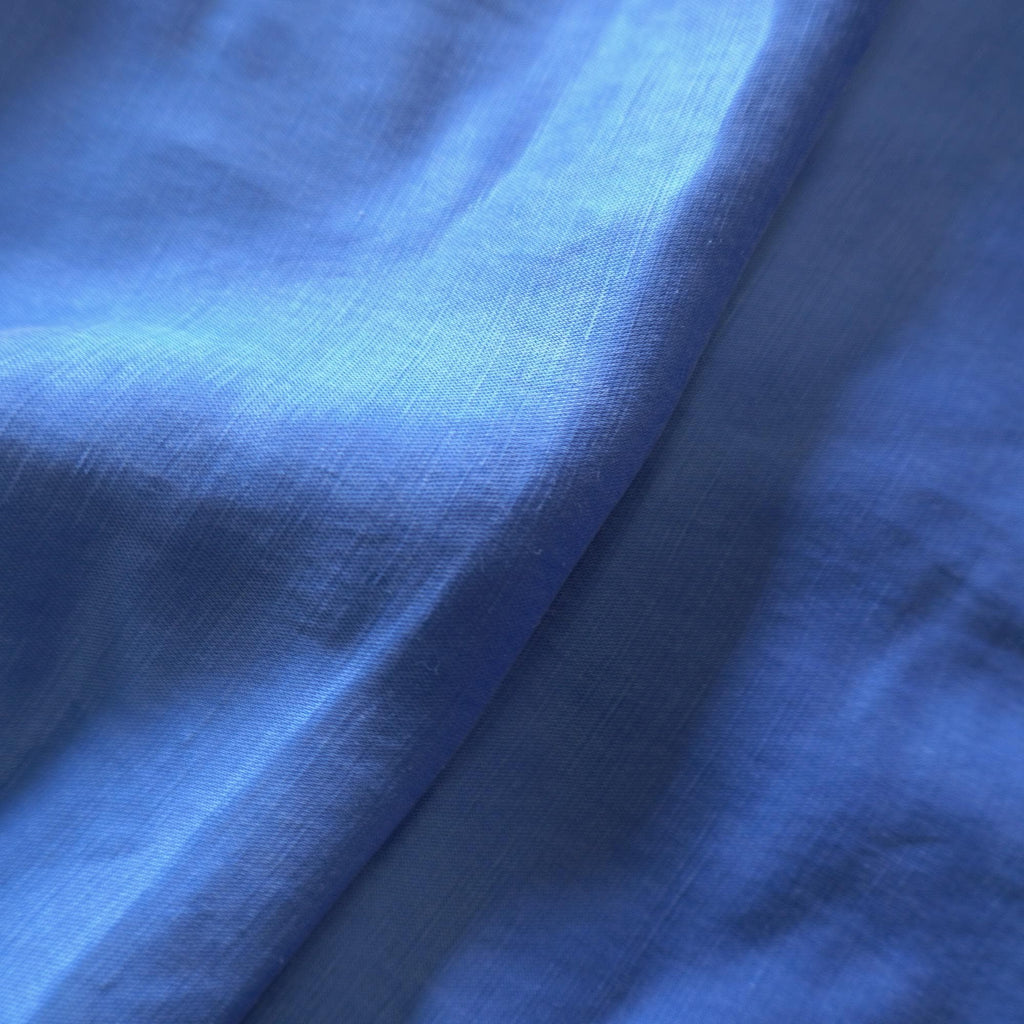 Bemberg Cupro linen pique - Blue bell
