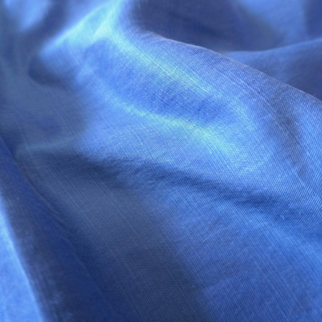 Bemberg Cupro linen pique - Blue bell