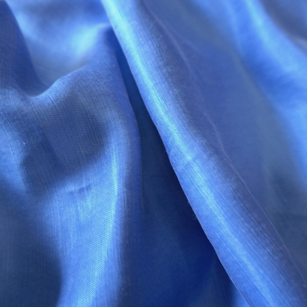 Bemberg Cupro linen pique - Blue bell