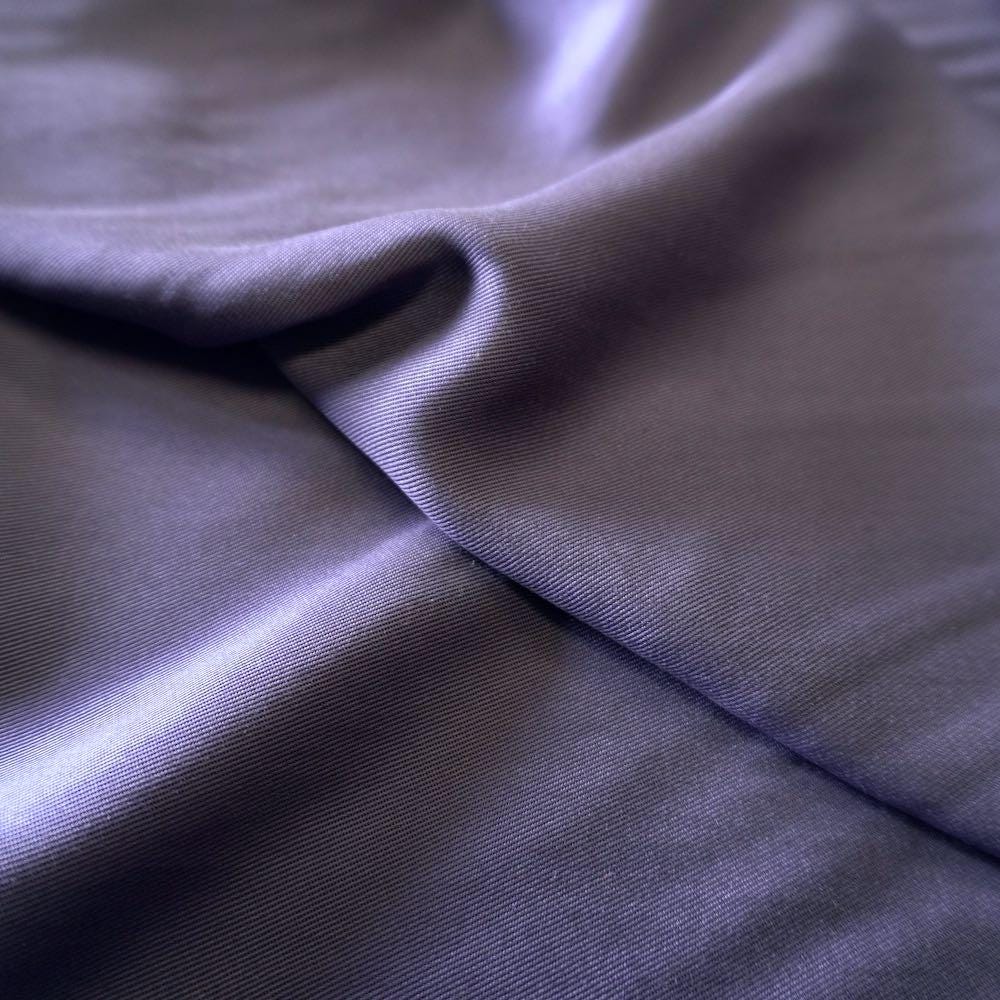 Sand Washed Tencel Twill fabric - Night blue