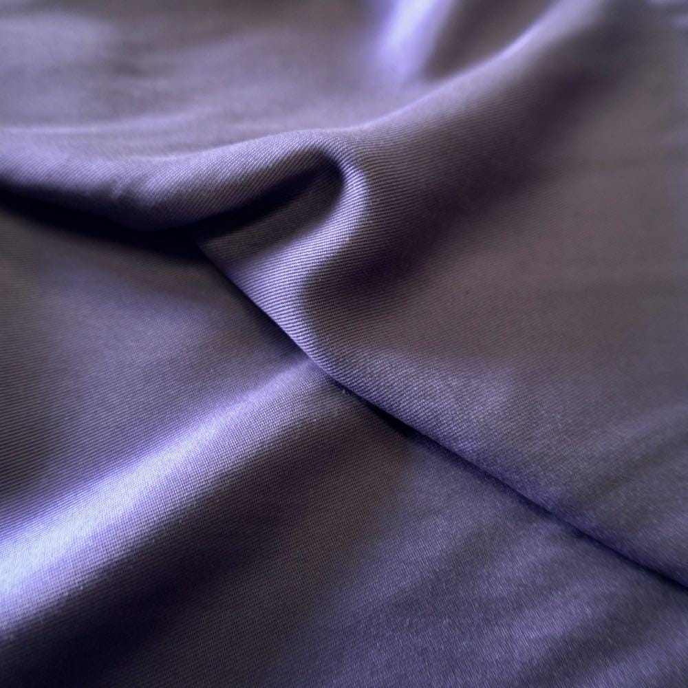 Sand Washed Tencel Twill fabric - Night blue