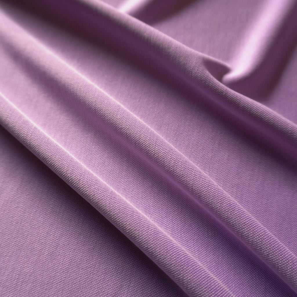 Modal Pique Jersey - Lilac - Sand Washed, Soft & Drapey, 190gsm