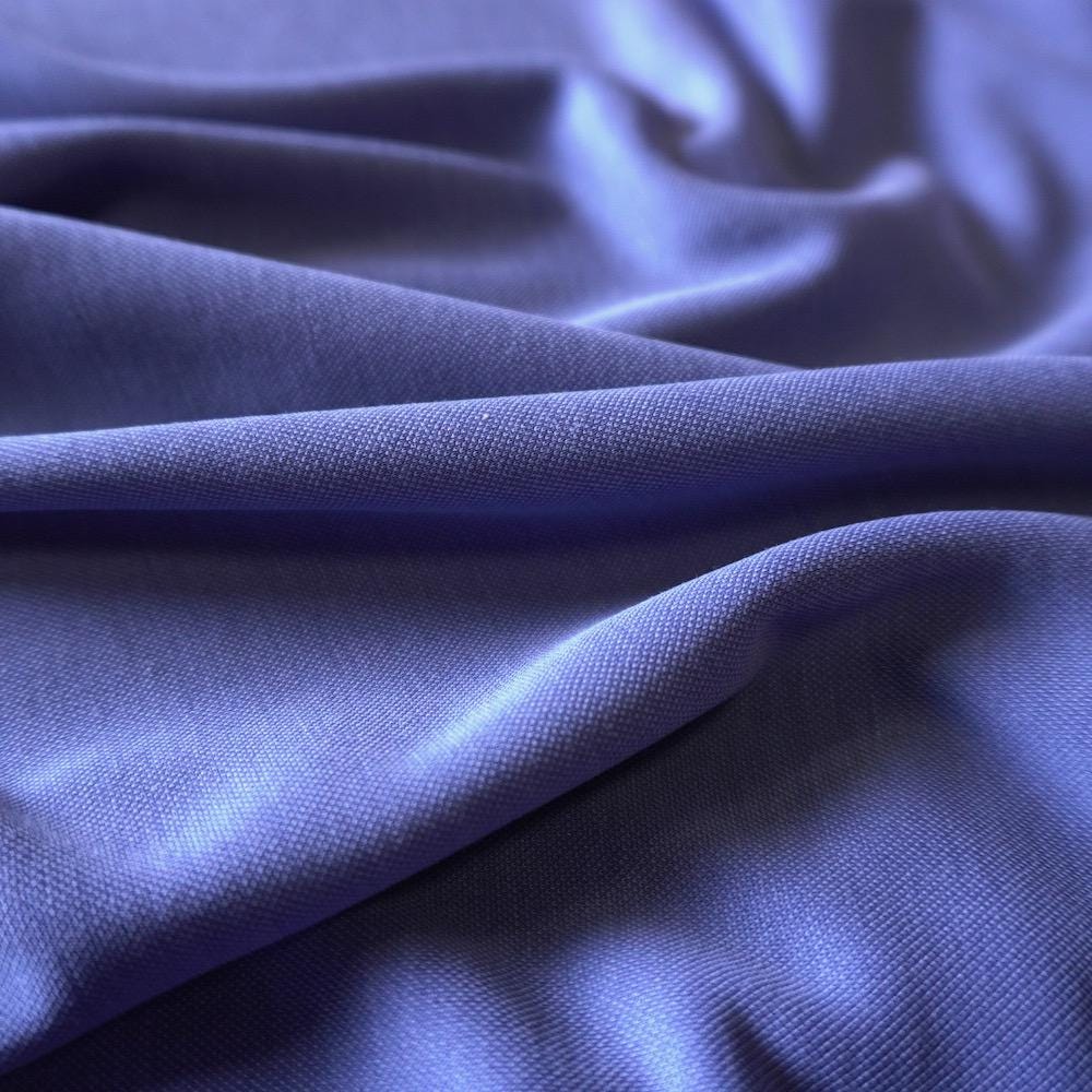 Modal Pique Jersey - Blueberry - Sand Washed, Soft & Drapey, 190gsm