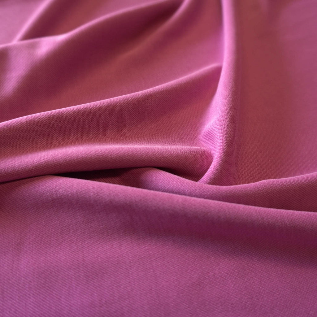 Modal Pique Jersey - Pink - Sand Washed, Soft & Drapey, 190gsm