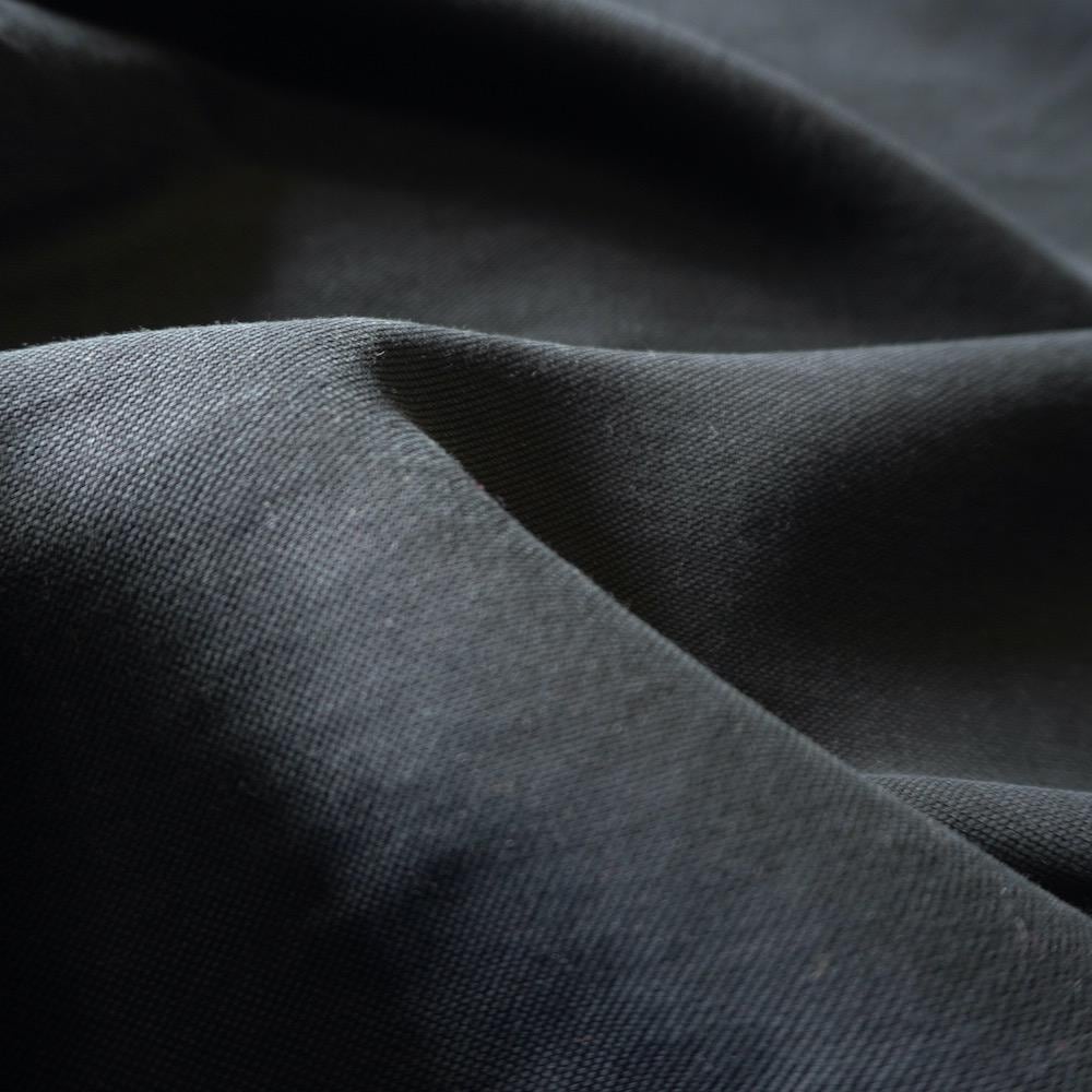 Soft Black Lyocell Pique – Matte Fluid Dress Fabric