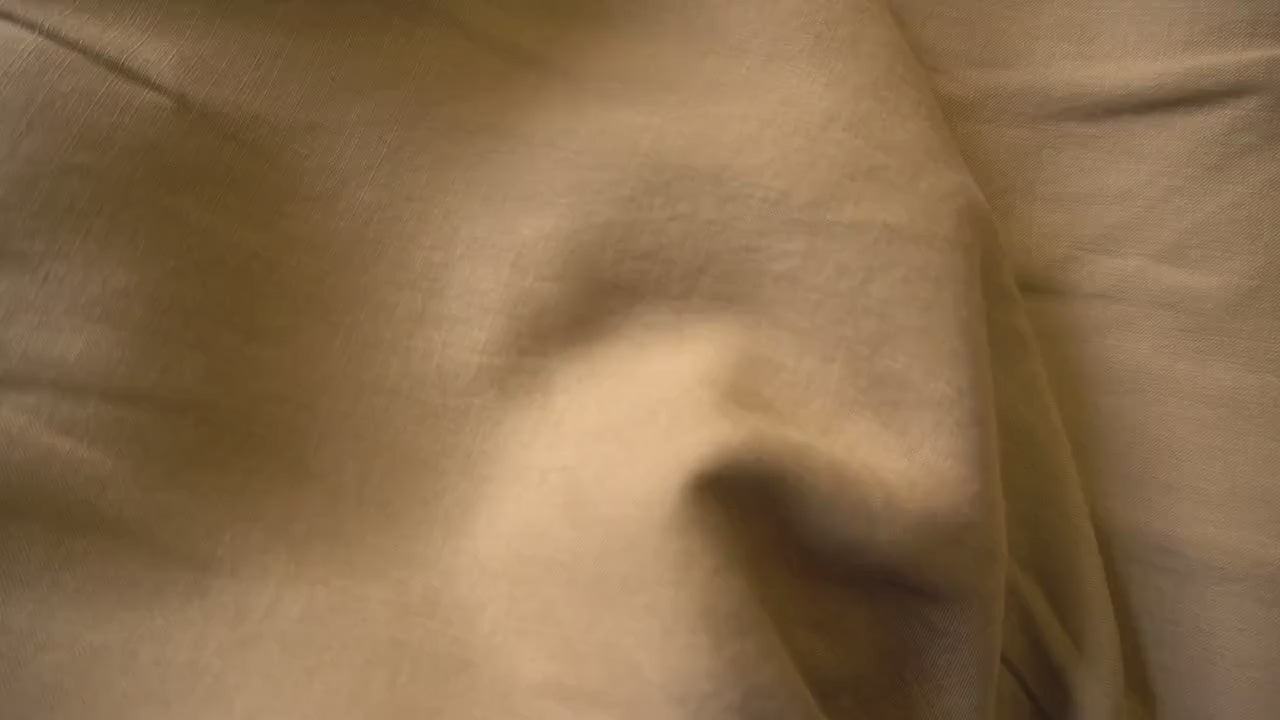 Tencel Slub Plain Weave - Beige brown