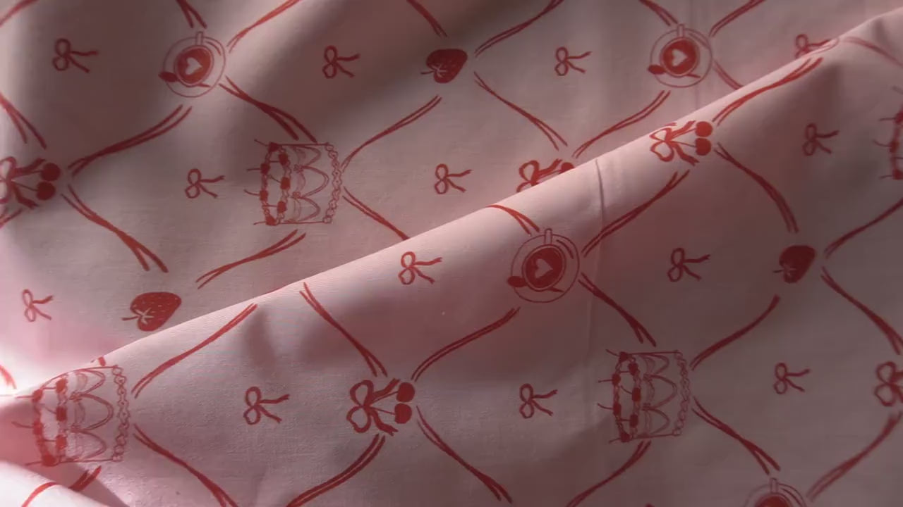 Live, Laugh, CAKE – Light Weight Cotton Lawn Print Fabric - Hey Sew Sister