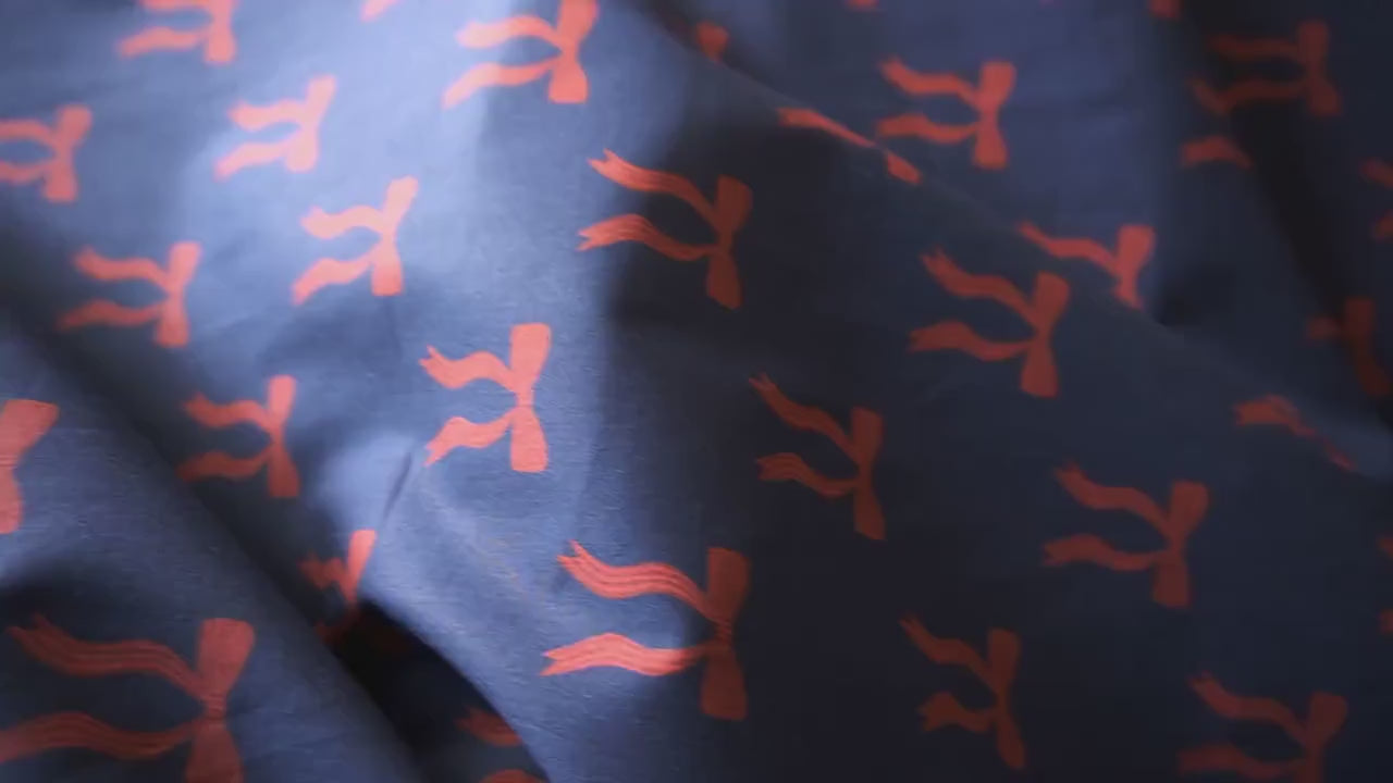 ADORN YOU - Navy - Lightweight Cotton Lawn - Hey Sew Sister