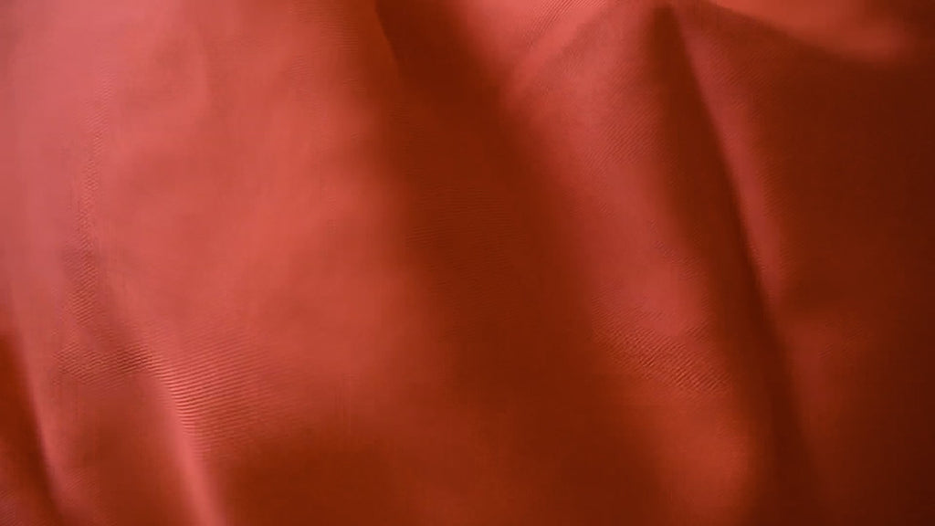 1064 Sanded Tencel Lyocell Twill Fabric Bright Red - Drapey, Floaty, Smooth