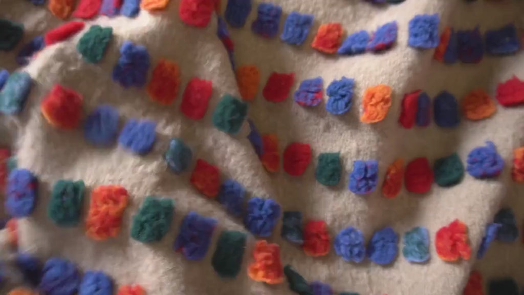 Confetti 3d thickened coating fabric