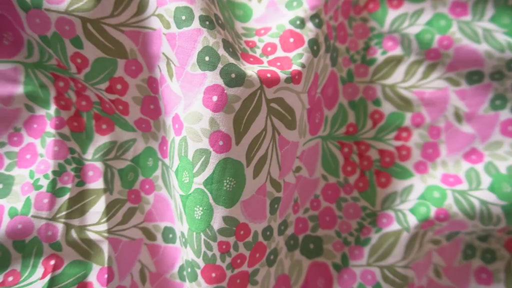 Bloom cotton poplin fabric