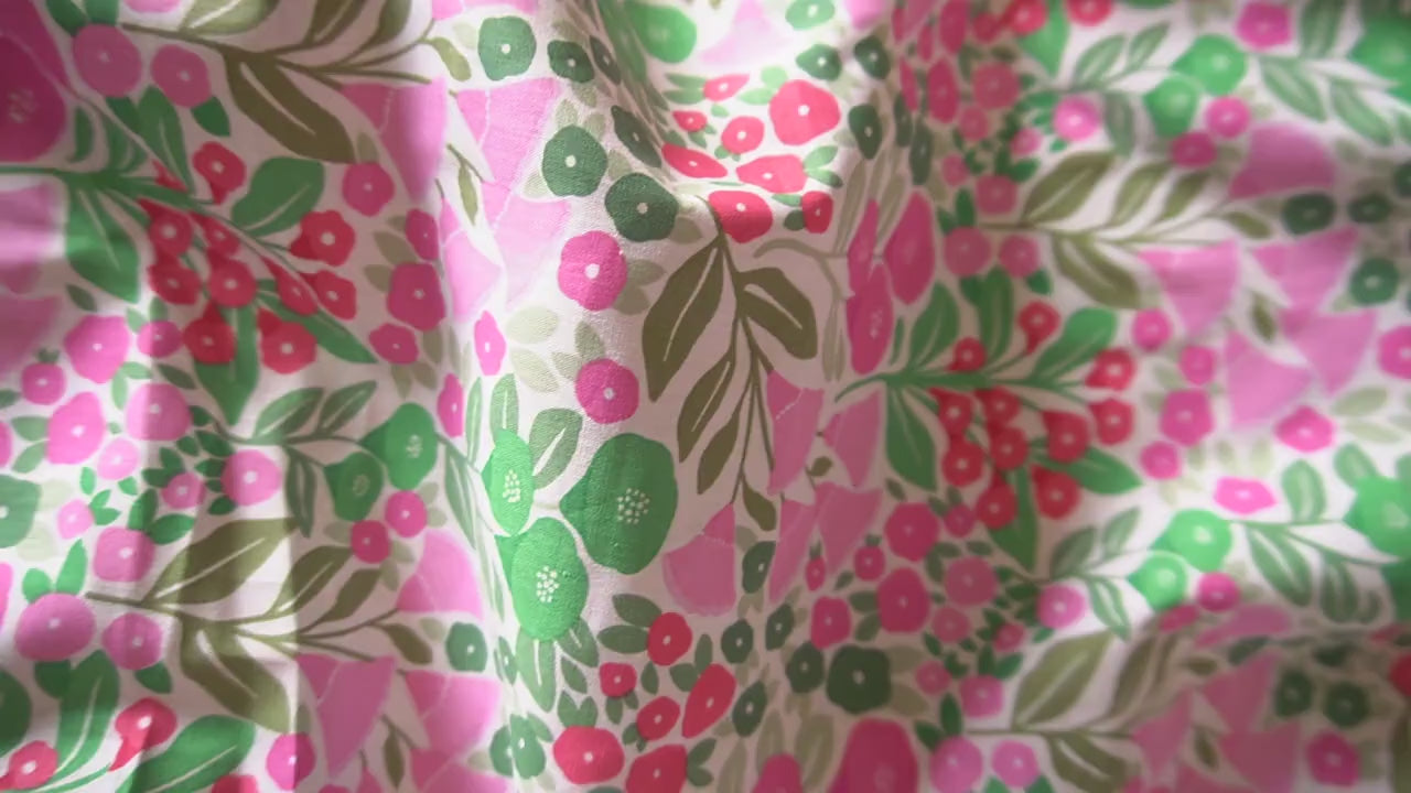Bloom cotton poplin fabric